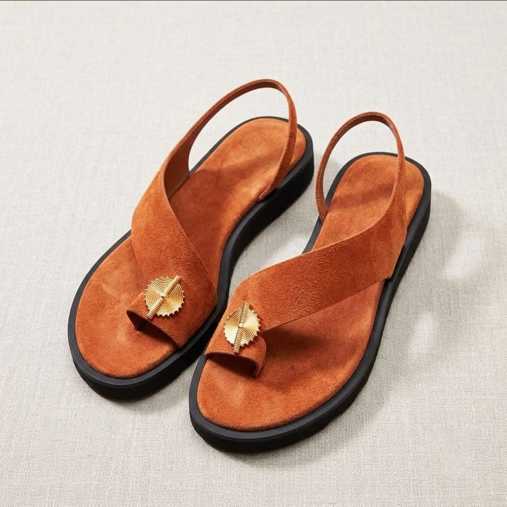 Sandale Sika Daim marron